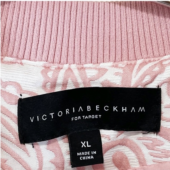 Victoria Beckham X Target Pink Paisley Bomber Jacket - Picture 5 of 7